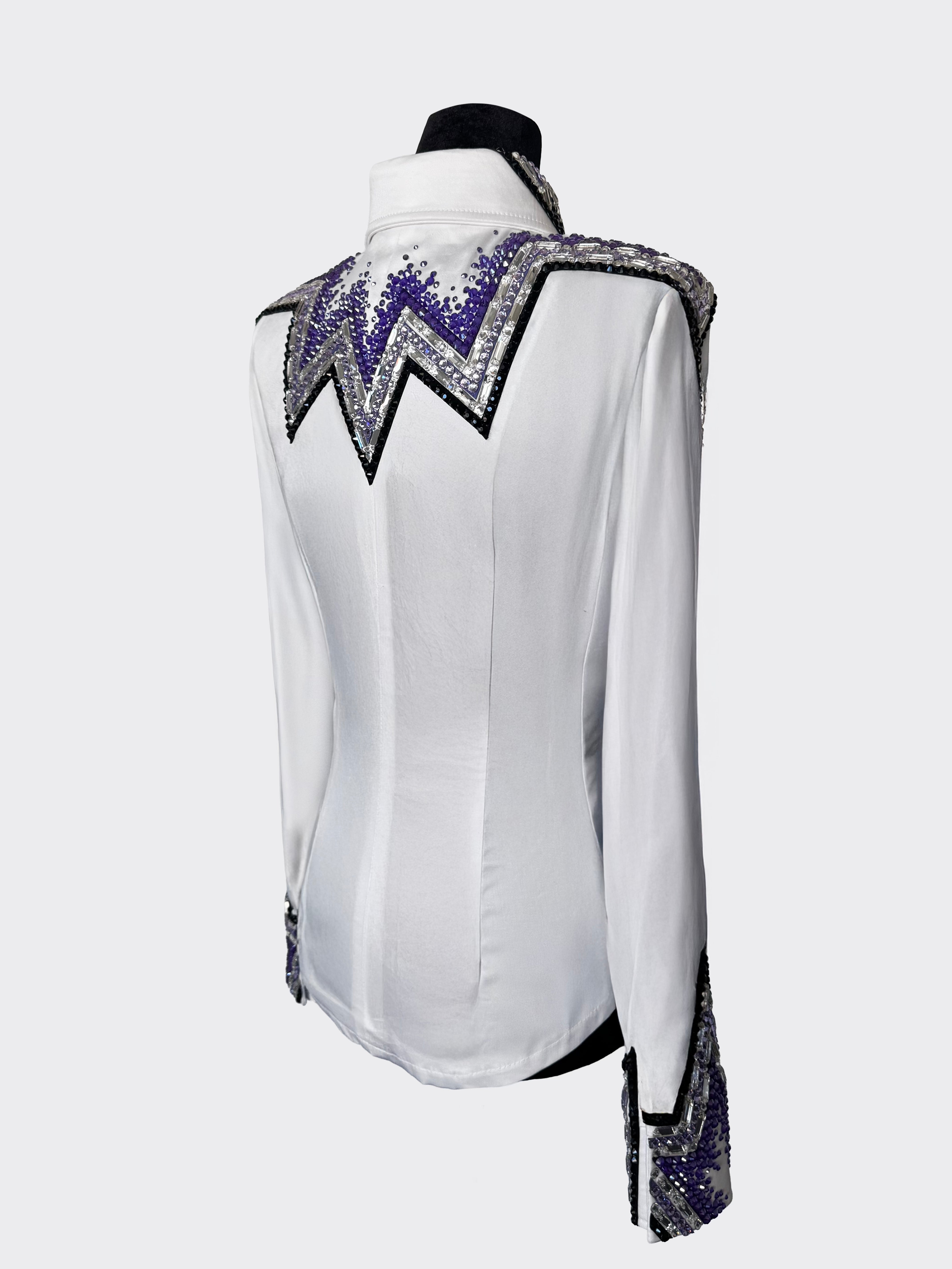 Size 6 - Hidden Zipper Retro Shirt